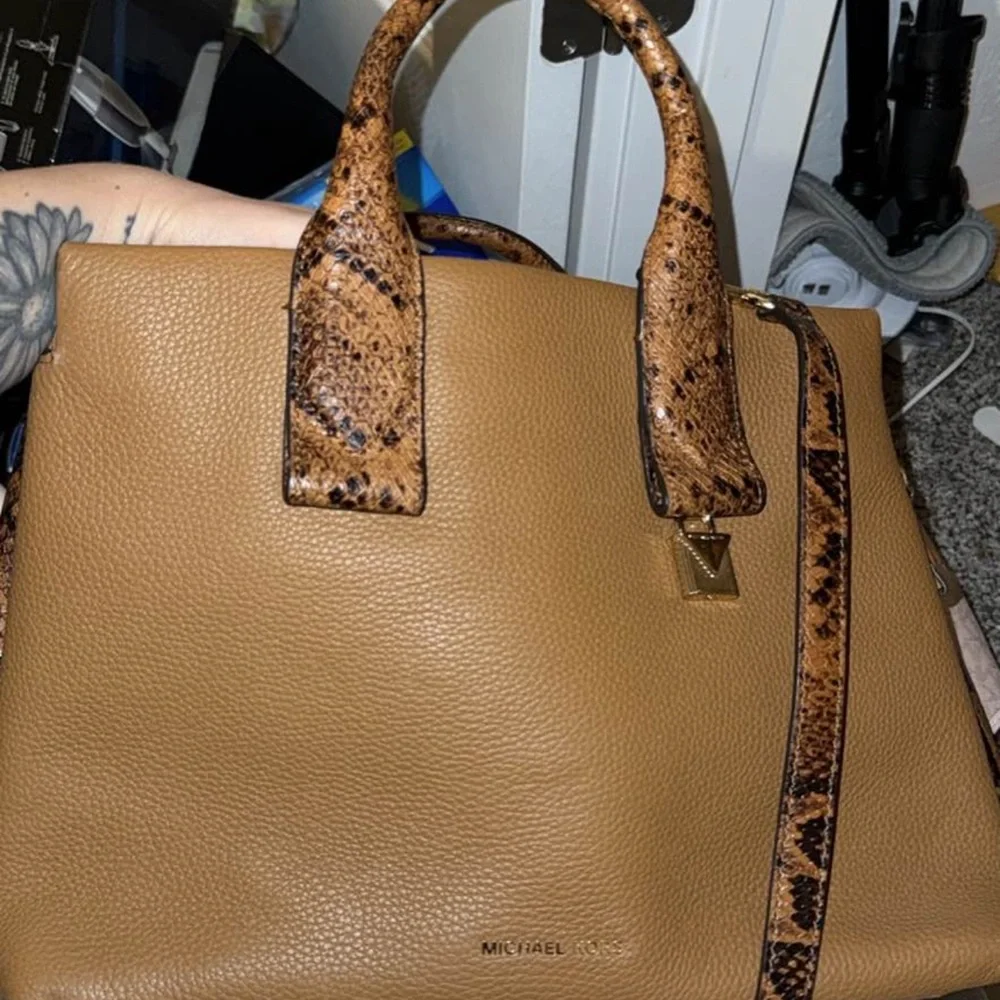 Michael Kors Brown and Tan Satchel - Picture 1 of 1